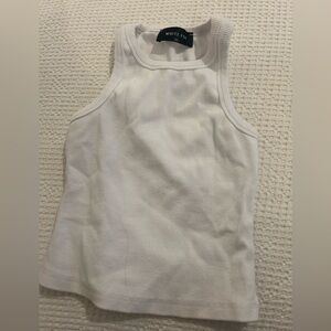 White Tank Top White Fox